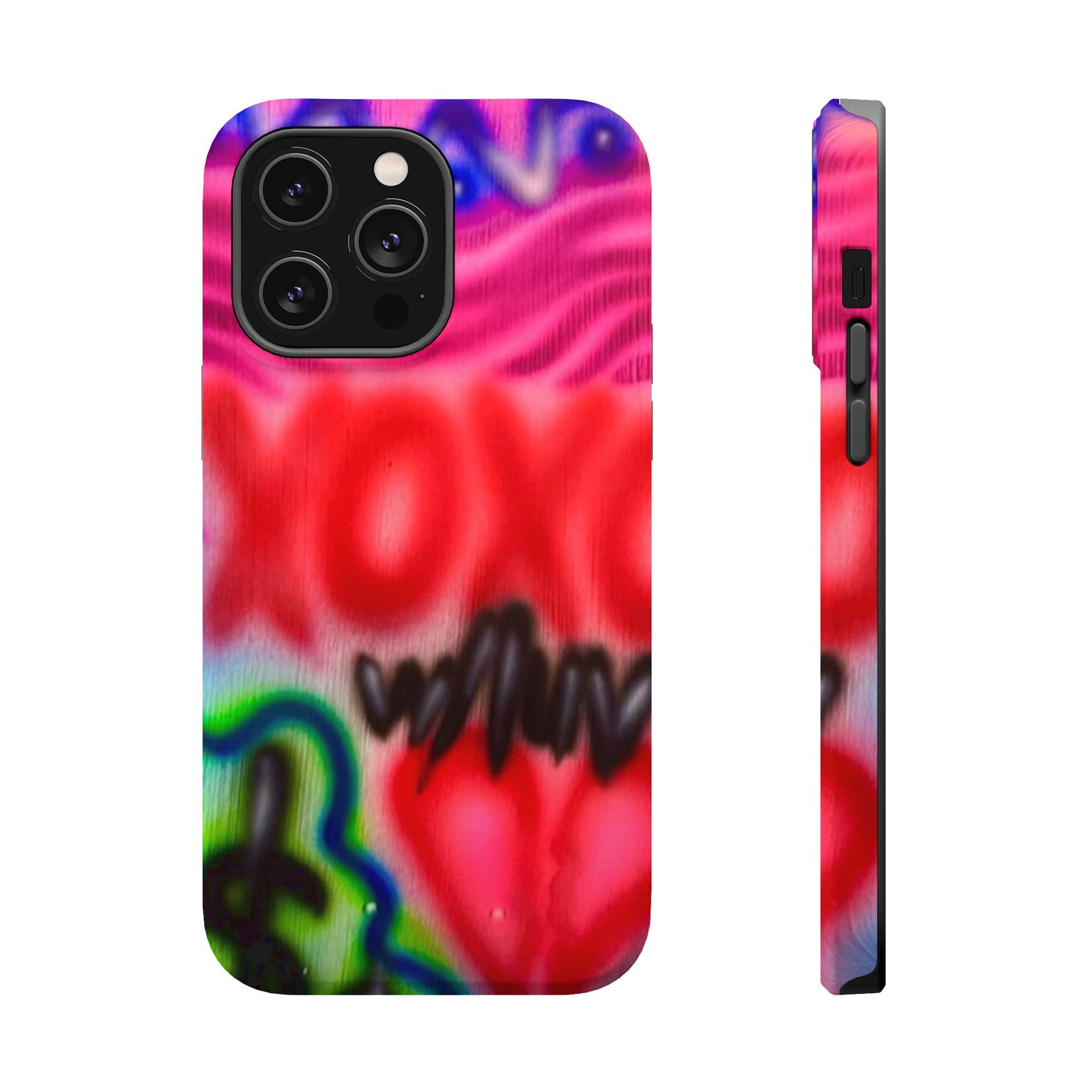 MagSafe Airbrush-iPhone-Hülle „with luv, xoxo“