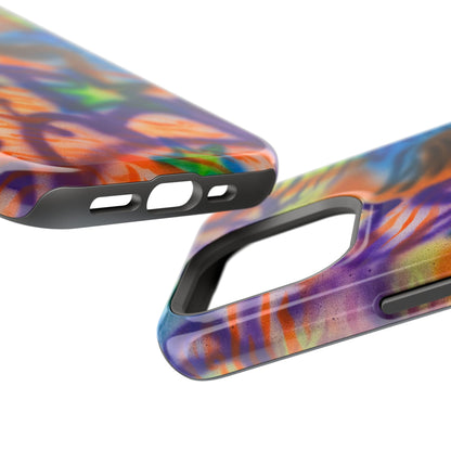 MagSafe "streetwear angel" airbrush iPhone case