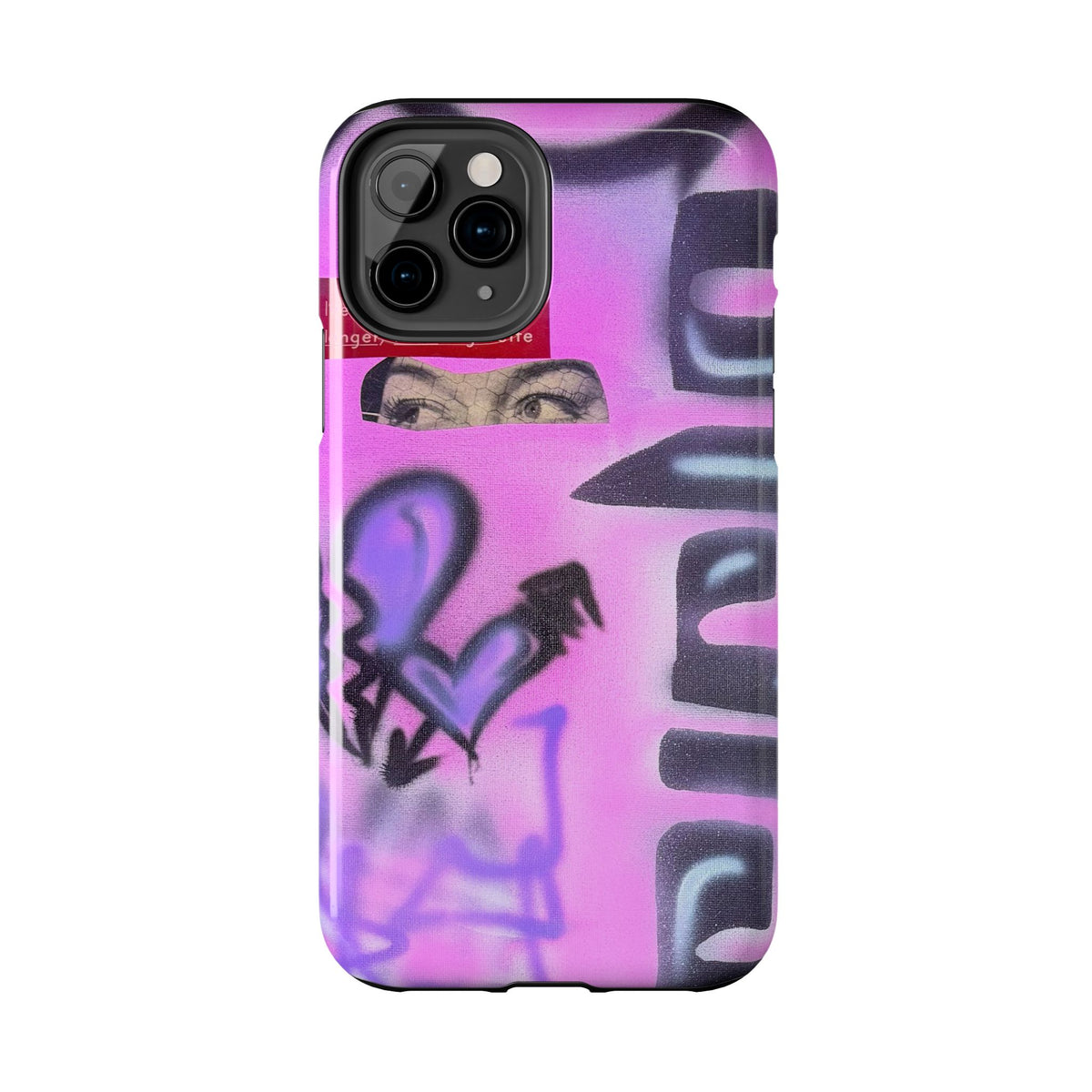 "Lila Prinzessin" Airbrush iPhone Hülle