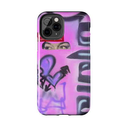 "Lila Prinzessin" Airbrush iPhone Hülle