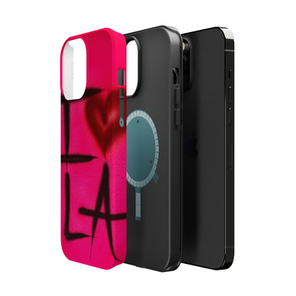 MagSafe „I ❤️ LA“ Airbrush iPhone-Hülle