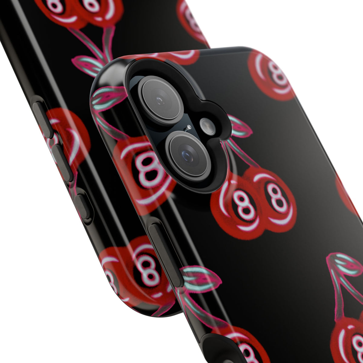 MagSafe "cami cherry" airbrush iPhone case
