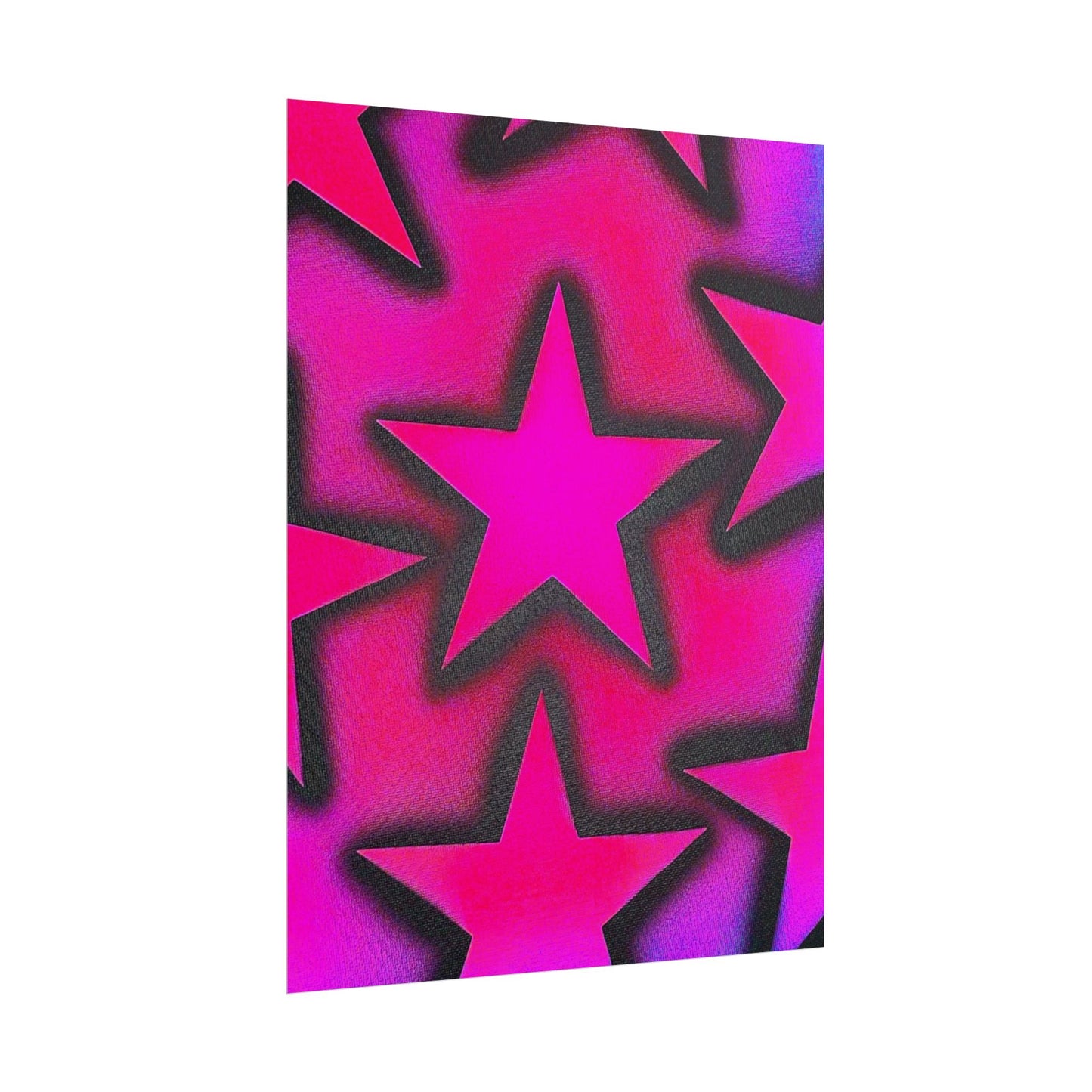 "UR A STAR! pt. 2" airbrush rolled print