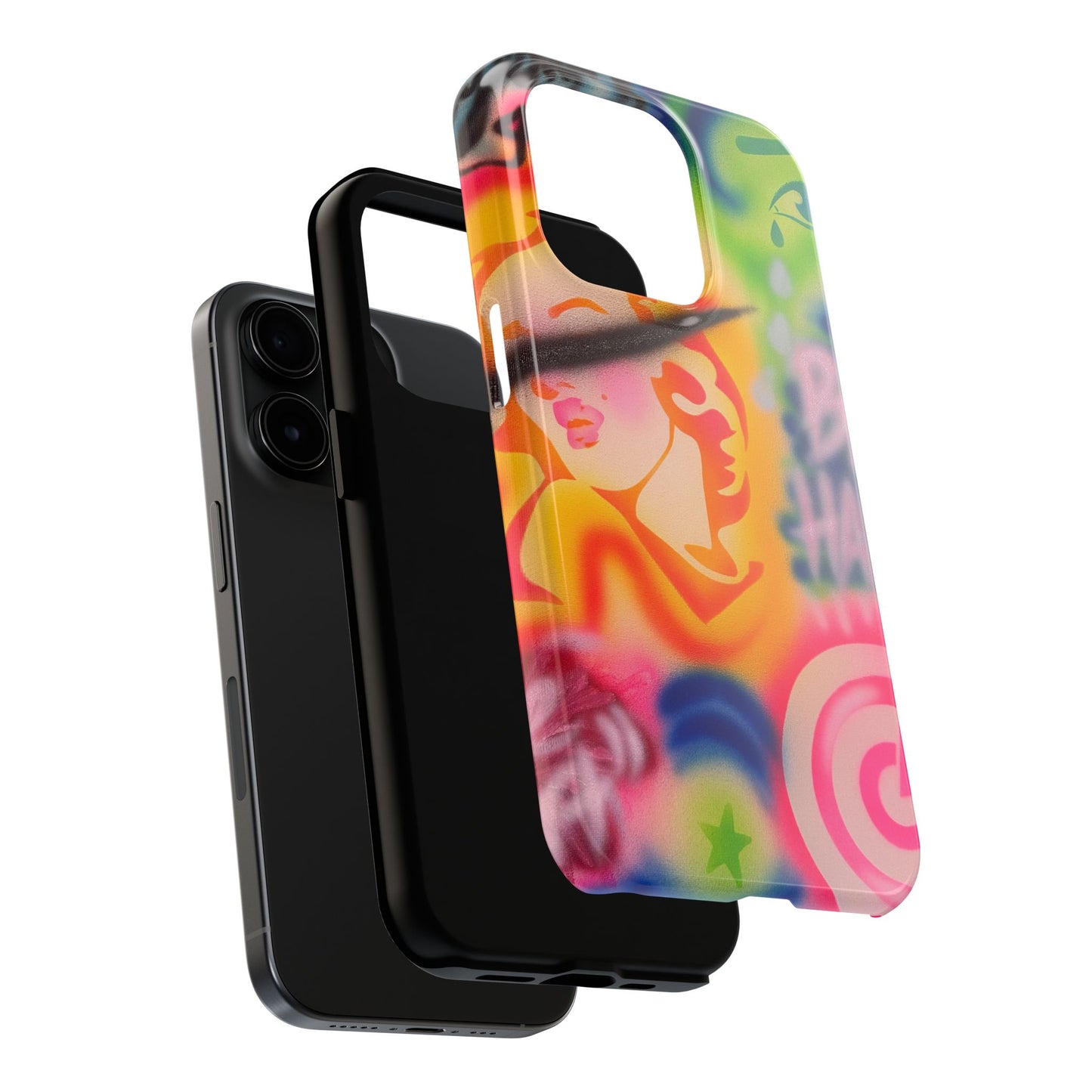 "bad habits" airbrush iPhone case