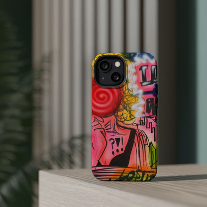 MagSafe „Lost in Paradise“ Airbrush-iPhone-Hülle