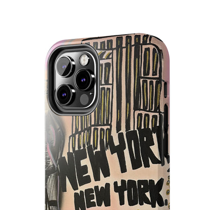 "new york, new york!" airbrush iPhone case