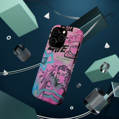 MagSafe "avant le ski" airbrush iPhone case