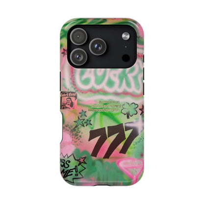 MagSafe "so lucky" airbrush iPhone case