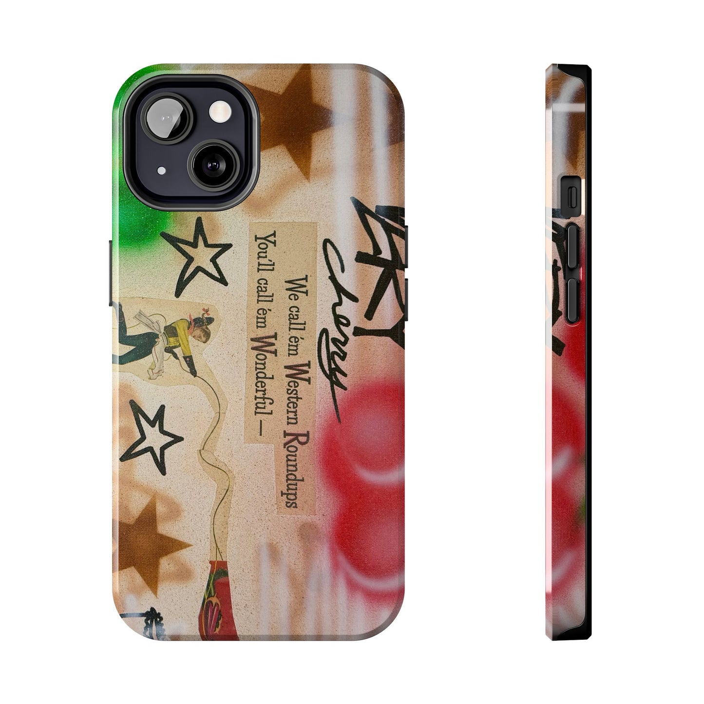 "very cherry" airbrush iPhone case