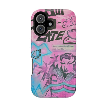 MagSafe "avant le ski" airbrush iPhone case