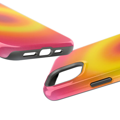 MagSafe "Pink Lemonade Aura" Airbrush iPhone Case
