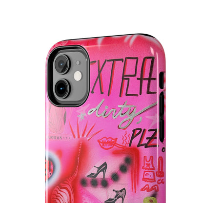 "extra dirty, plz!" airbrush iPhone case