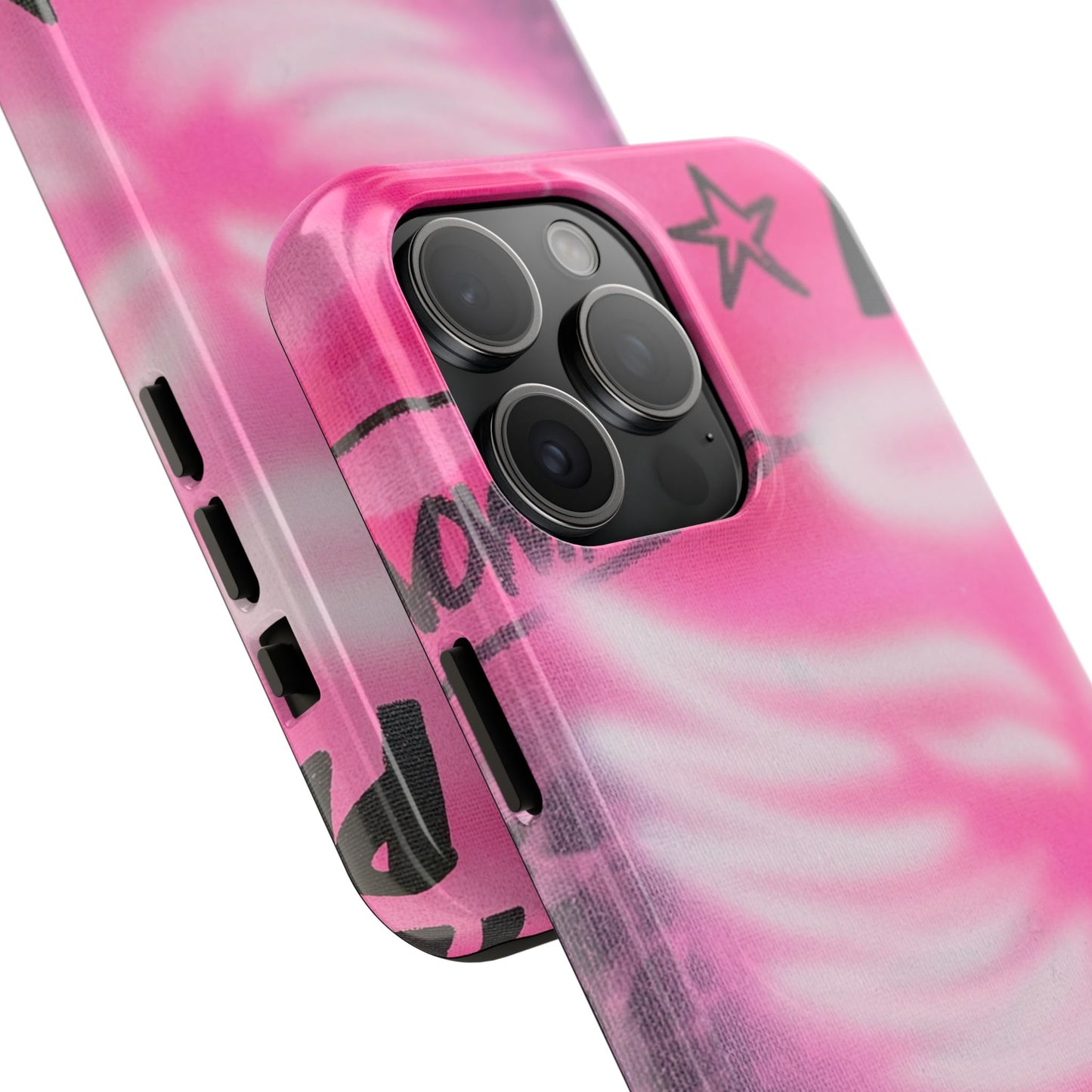 "pink angel wings" airbrush iPhone case