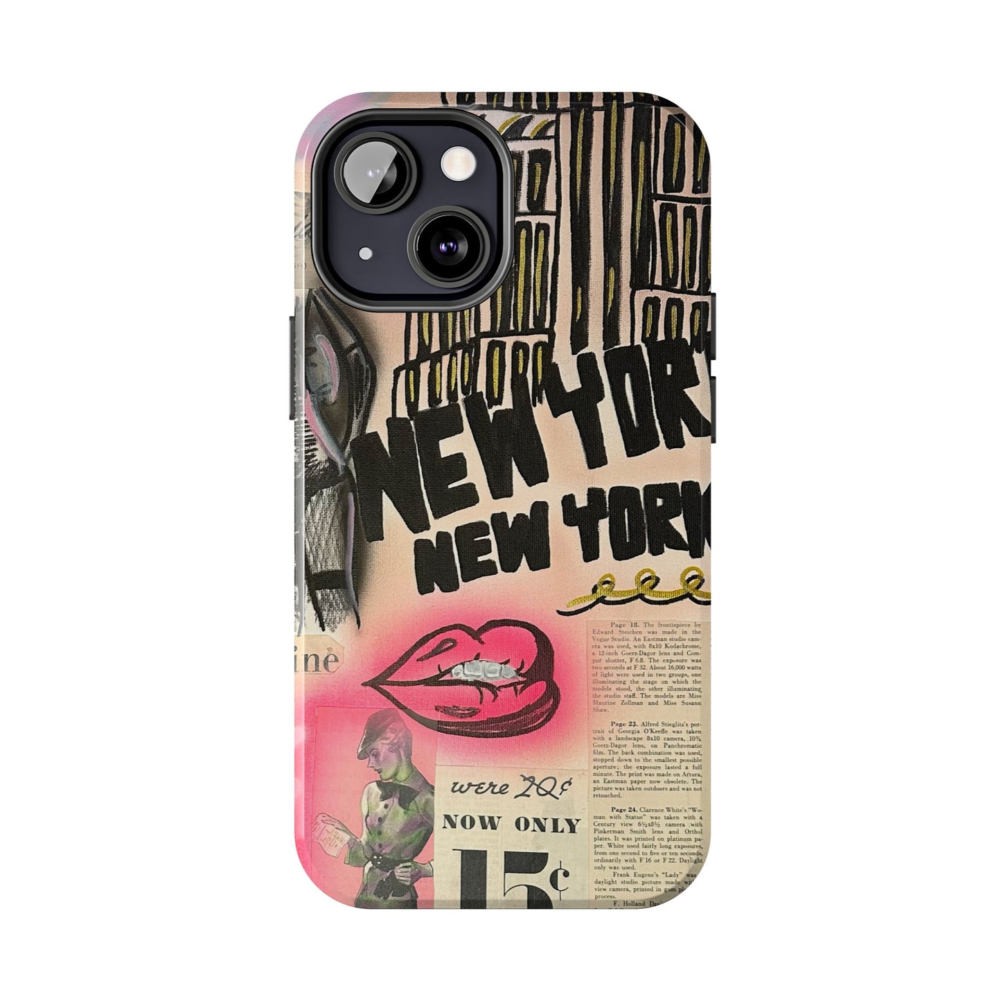 "new york, new york!" airbrush iPhone case