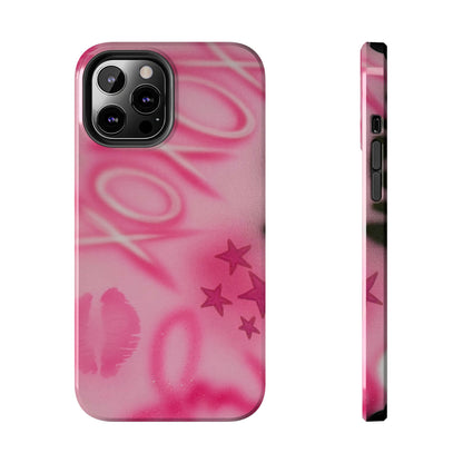 "perfectly pink" airbrush iPhone case