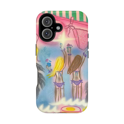 MagSafe "kinis & tinis" Airbrush iPhone Hülle