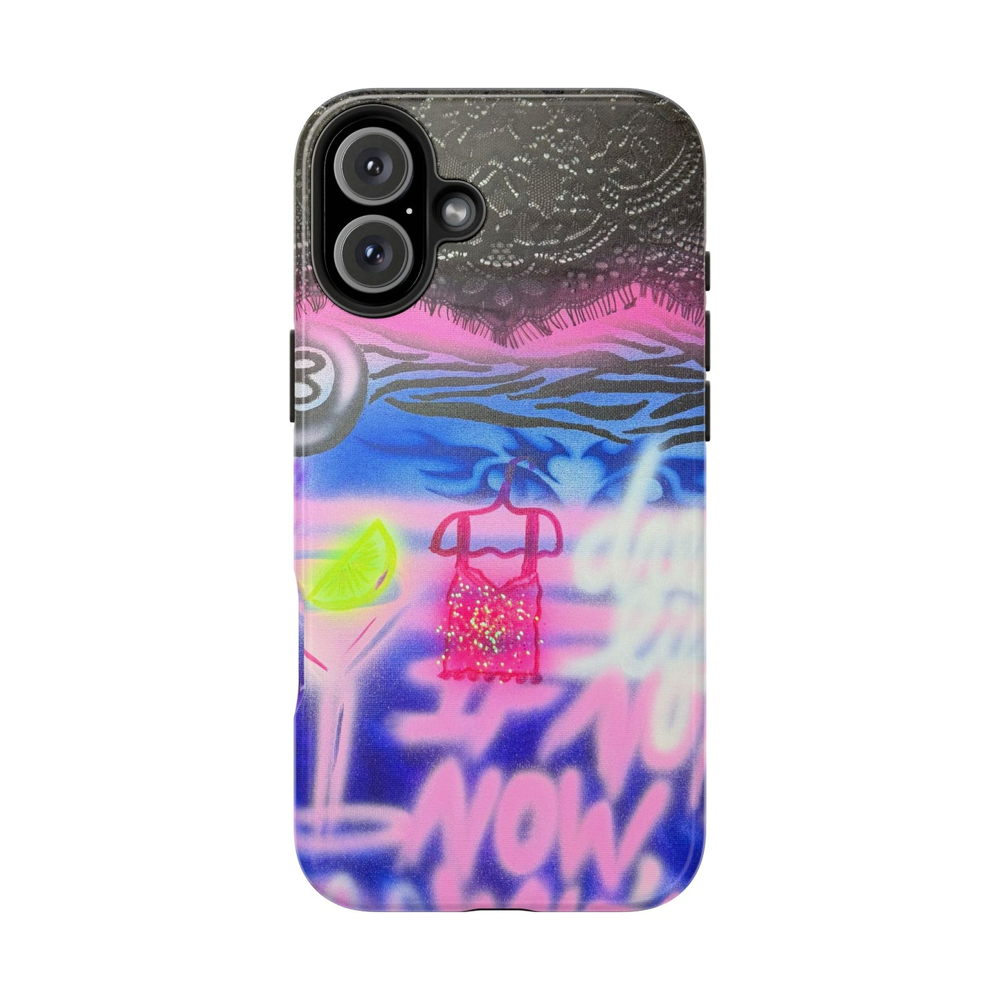 "dream life pt. 2" airbrush iPhone case