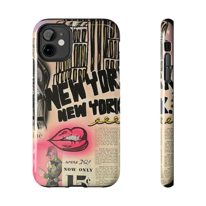 "new york, new york!" airbrush iPhone case
