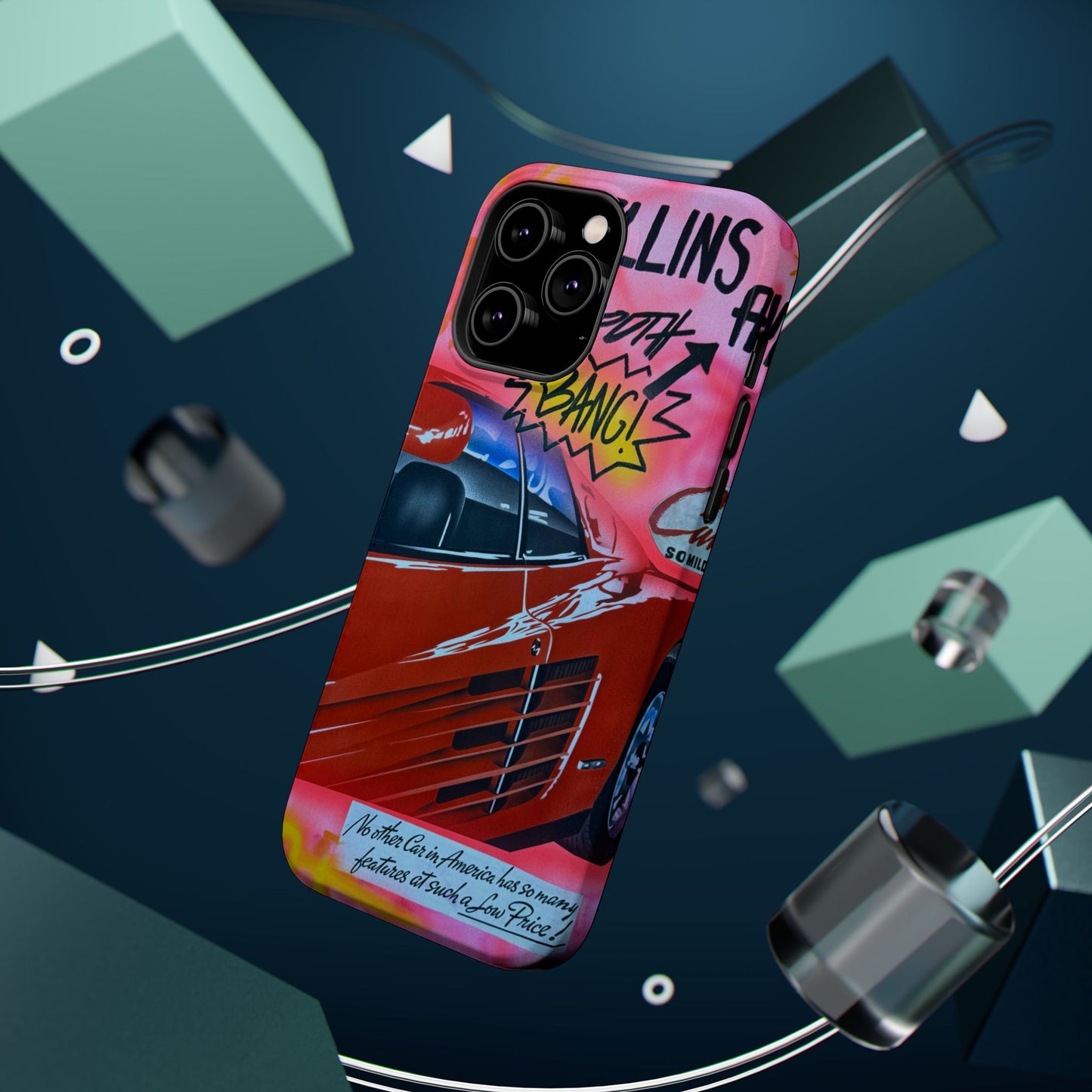 MagSafe "miami momentos" airbrush iPhone case
