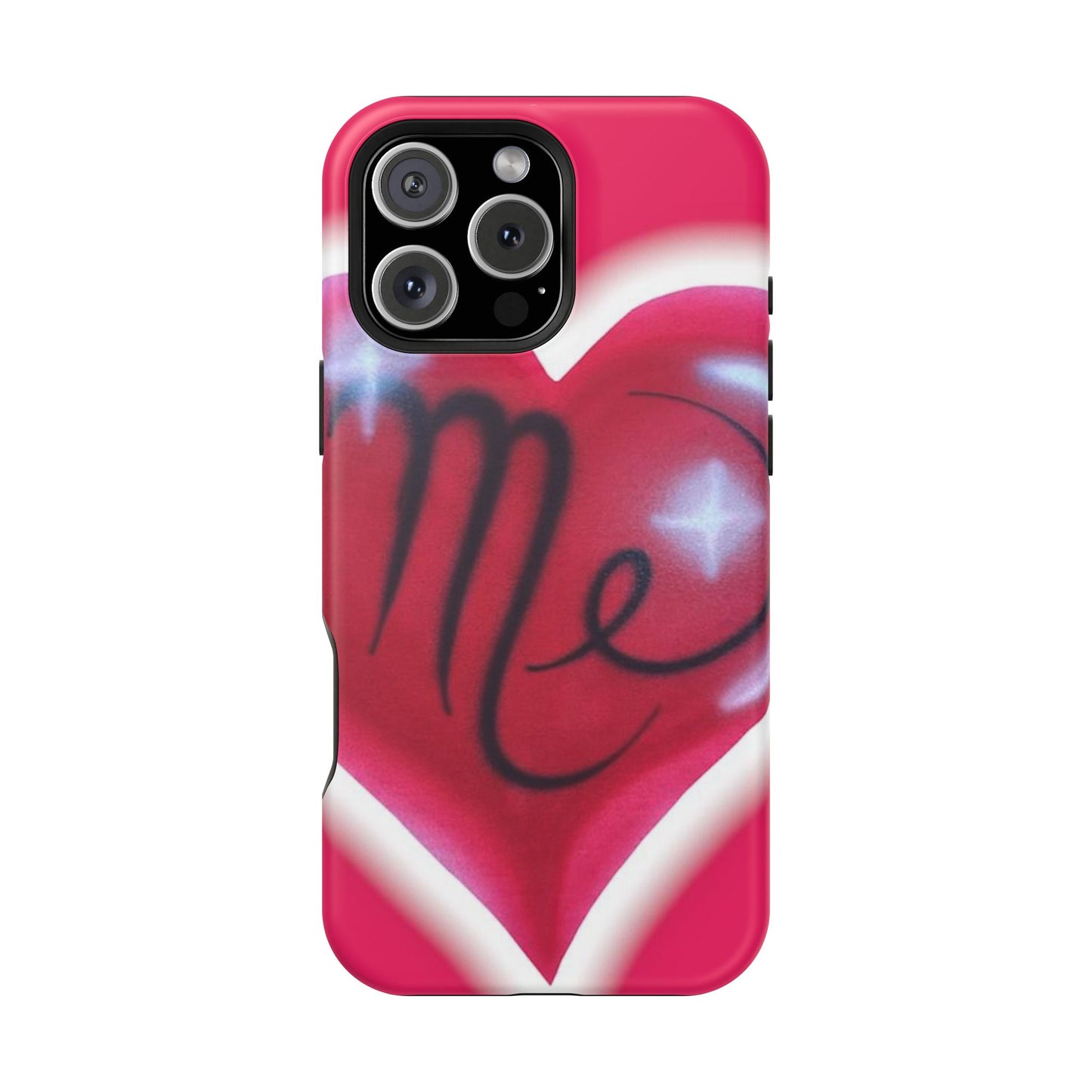MagSafe "i <3 me" Airbrush iPhone Hülle