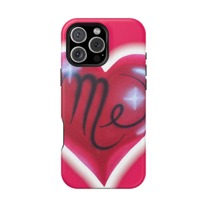 MagSafe "i <3 me" Airbrush iPhone Hülle
