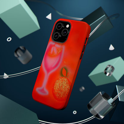 MagSafe "aperol spritz" airbrush iPhone case