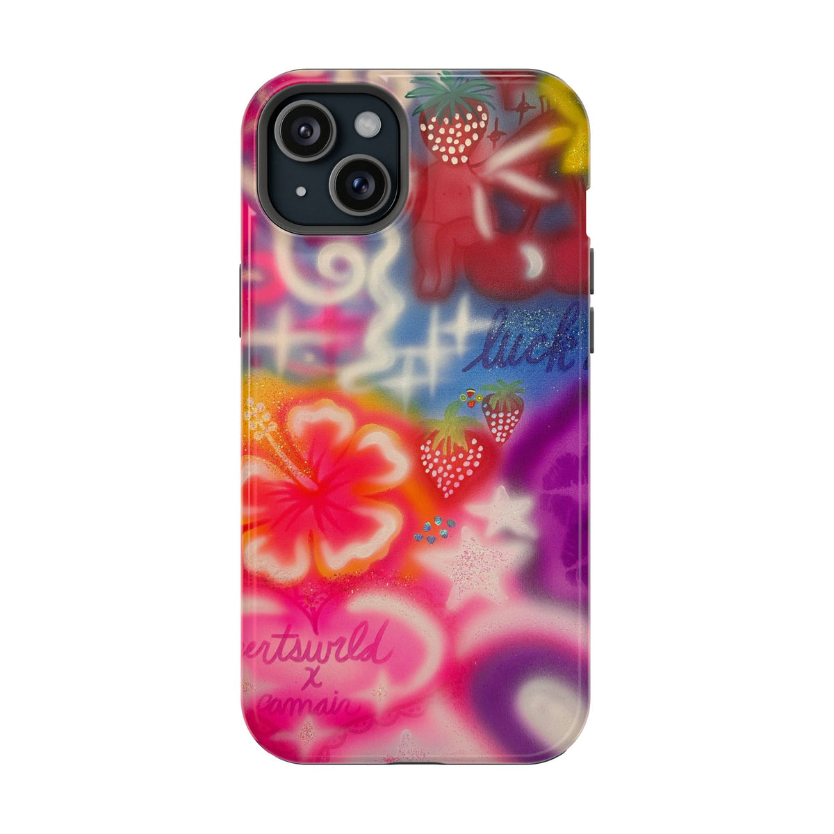 MagSafe „luck & luv“ Airbrush iPhone-Hülle