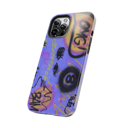 "eye$ on lies" airbrush iPhone case