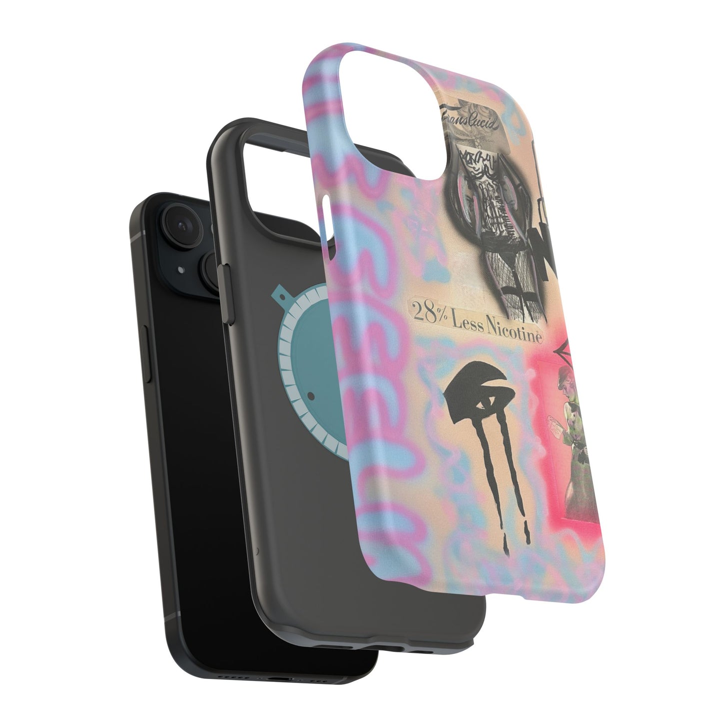 MagSafe "the feeling" airbrush iPhone case
