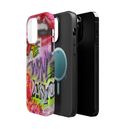 MagSafe "wynwood gold" airbrush iPhone case
