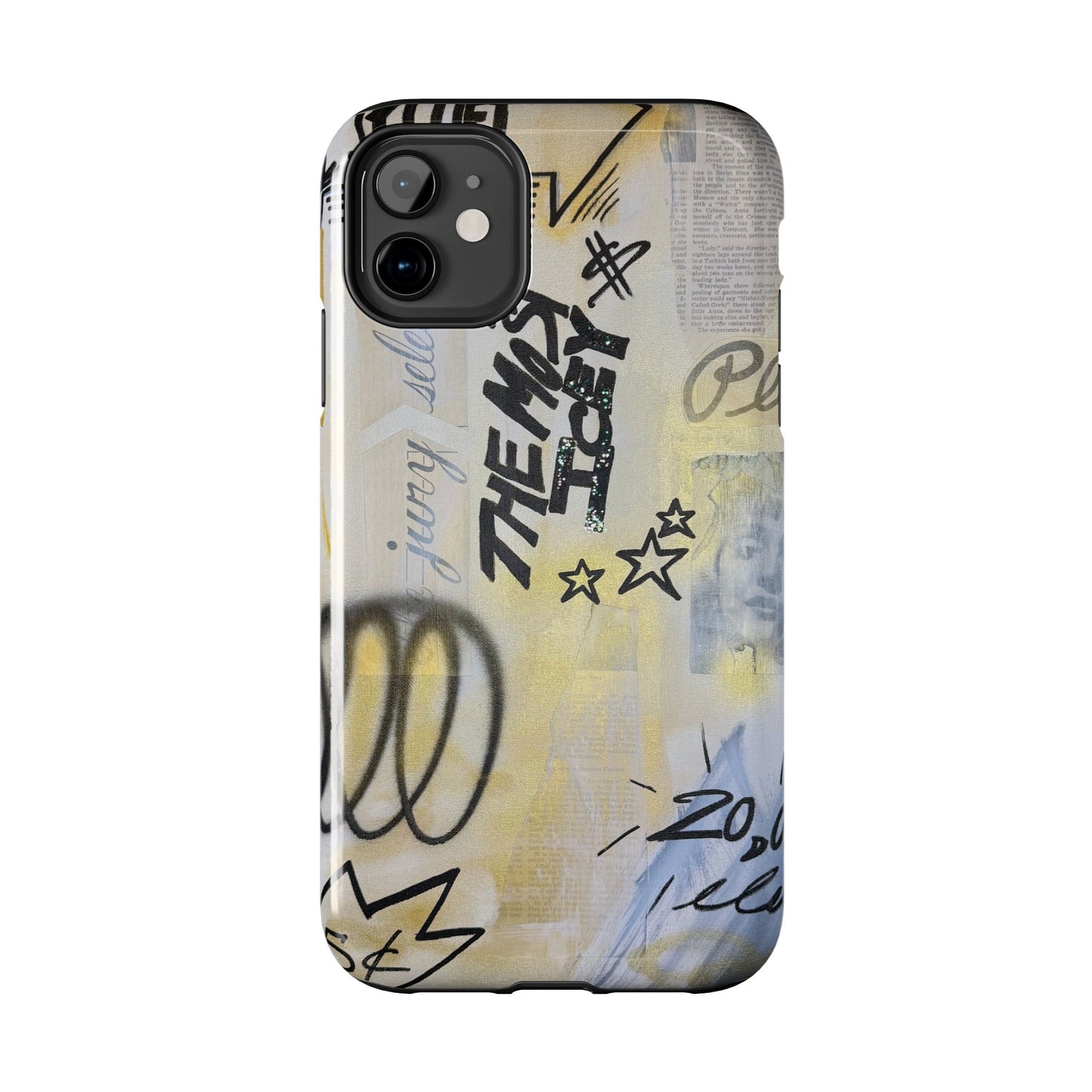 "golden glacier" airbrush iPhone case