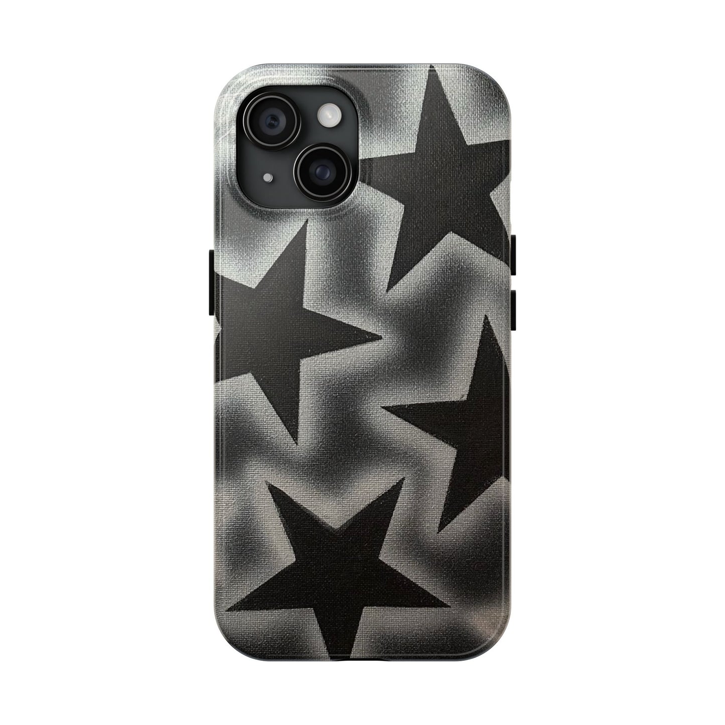 "chrome stars" airbrush iPhone case