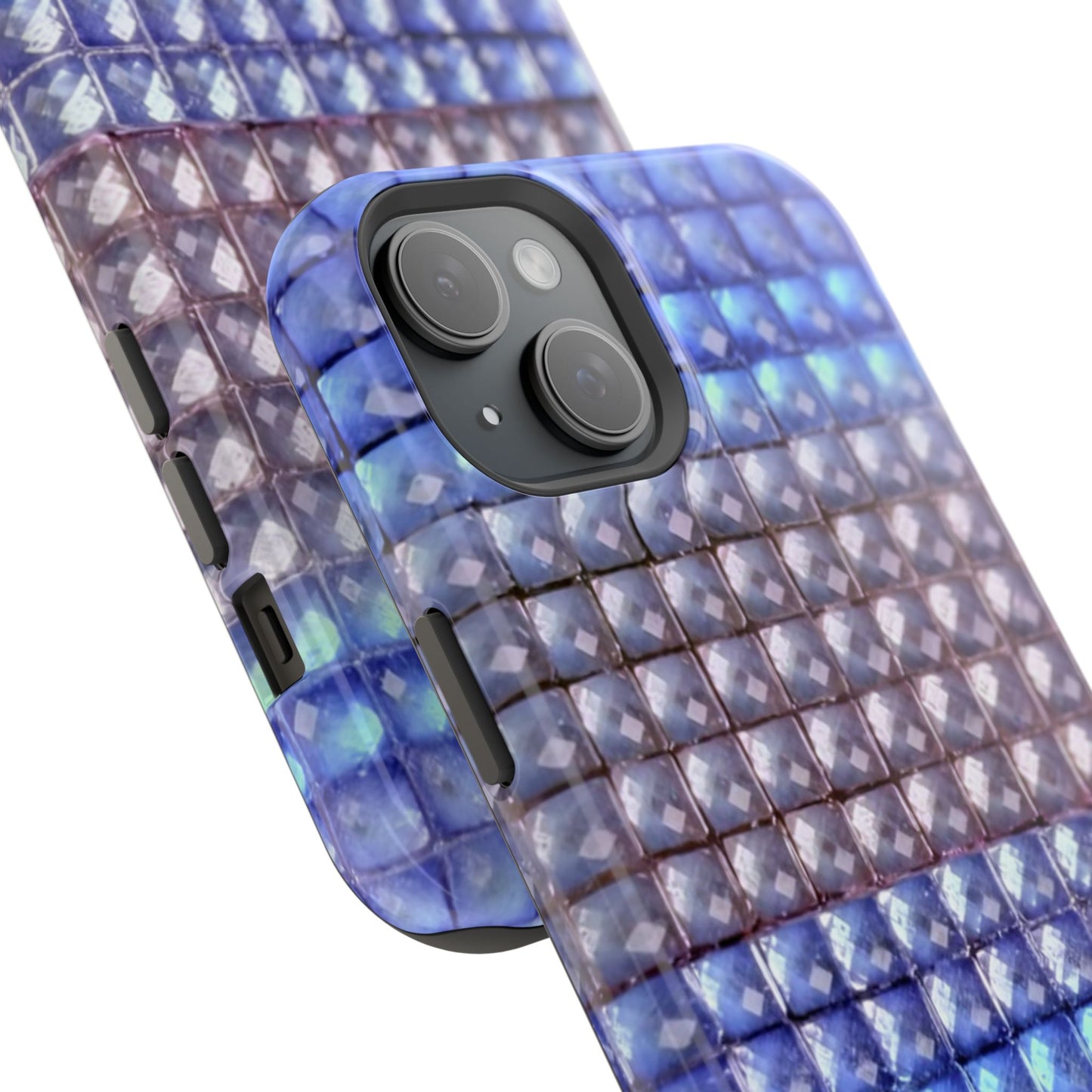 MagSafe "blue studs" airbrush iPhone case