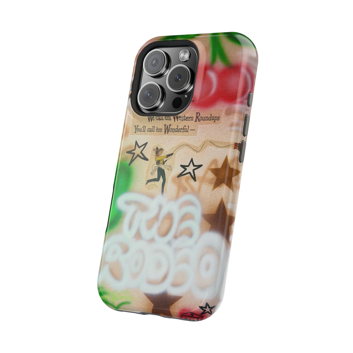 MagSafe "the rodeo" airbrush iPhone case