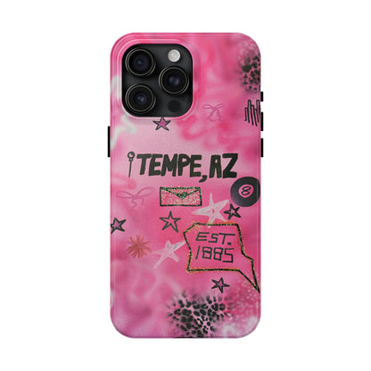 "tempe, az pt. 2" airbrush iPhone case
