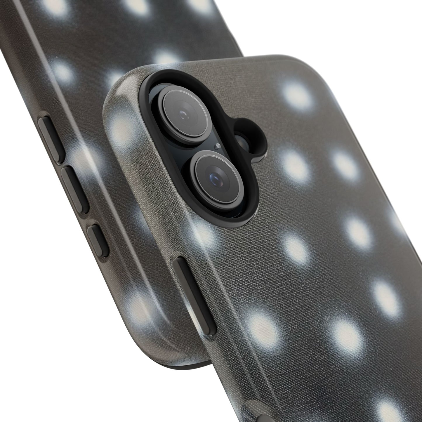 "coconut noir polka dot" airbrush iPhone case