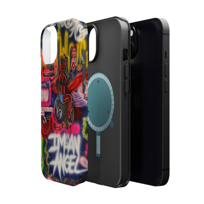 MagSafe "im an angel" airbrush iPhone case