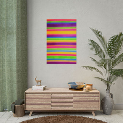 "colorful stripes" airbrush rolled print