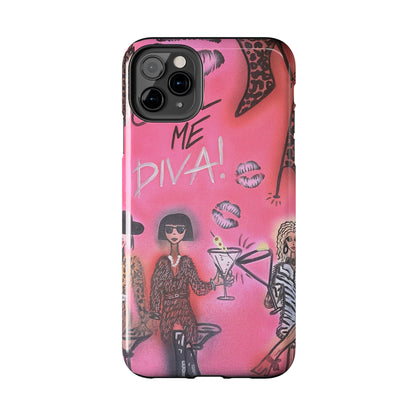 "party diva" airbrush iPhone case
