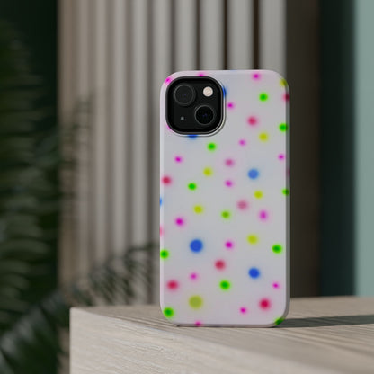 MagSafe "birthday cake polka dot" airbrush iPhone case