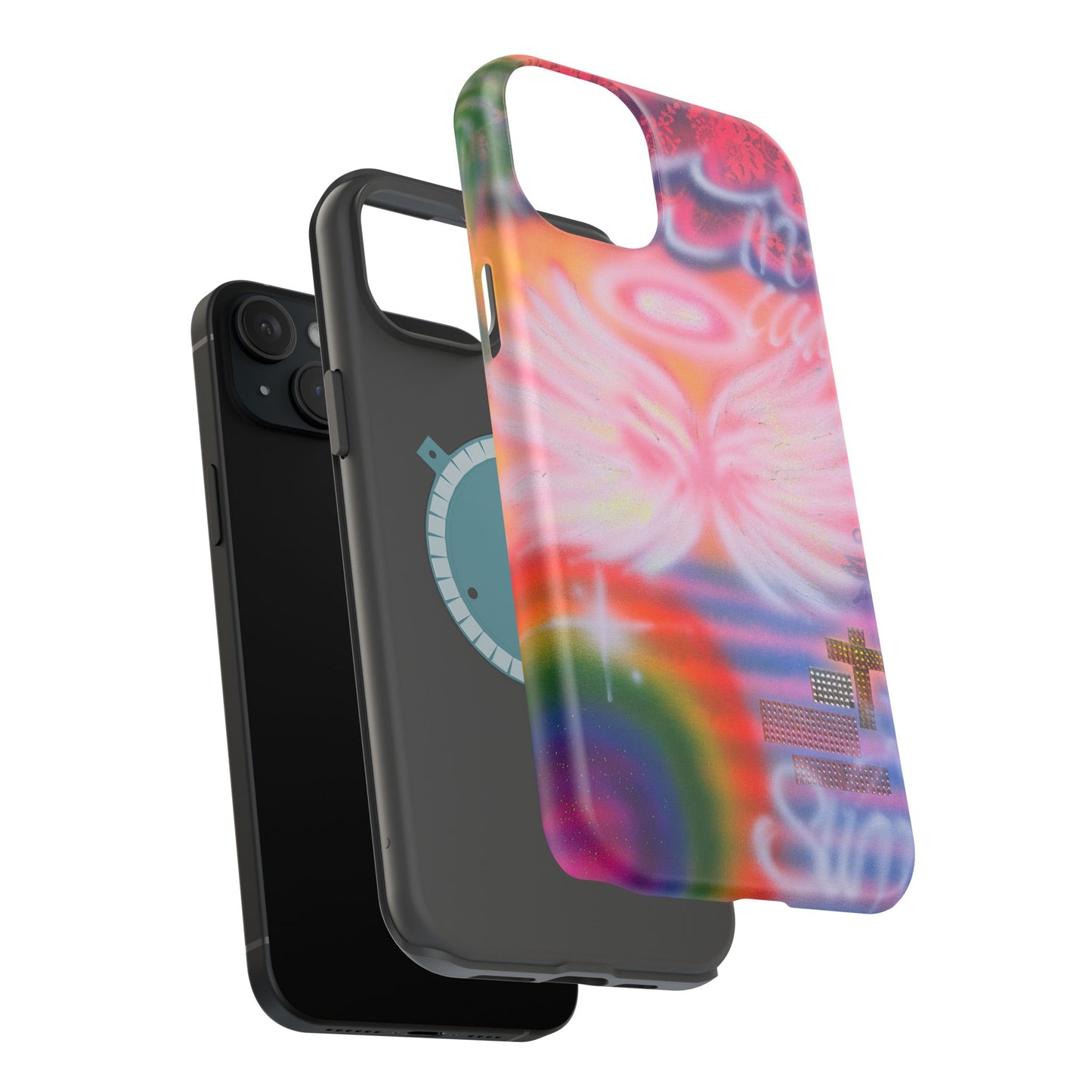 MagSafe "summer bliss" airbrush iPhone case
