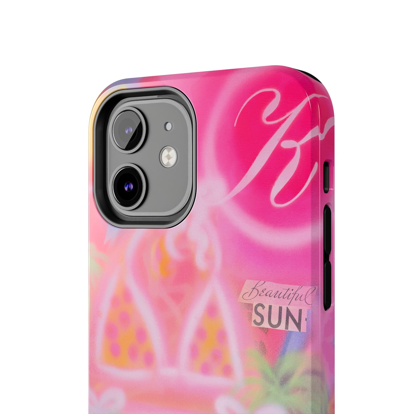 "santa monica strawberry" airbrush iPhone case