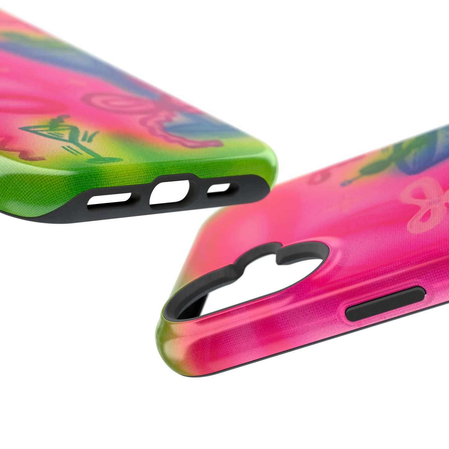 MagSafe „Bow Martini“ Airbrush-iPhone-Hülle