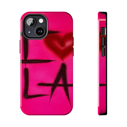 "I <3 LA" airbrush iPhone case