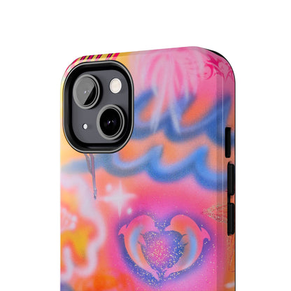 "mornings in malibu" airbrush iPhone case