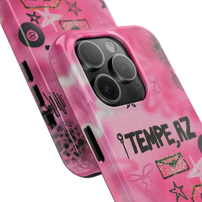 "tempe, az pt. 2" airbrush iPhone case