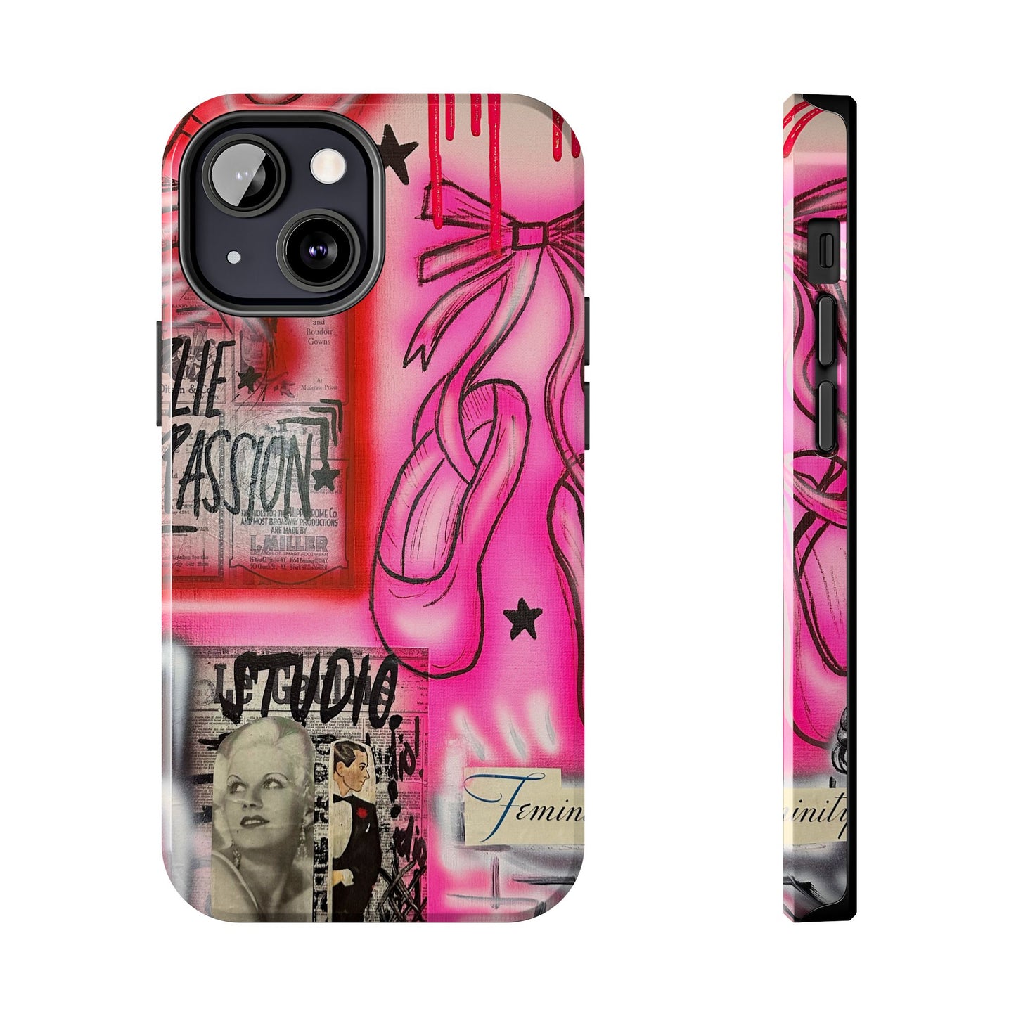 "plié passion” airbrush iPhone case