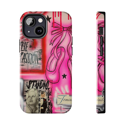 "plié passion” airbrush iPhone case