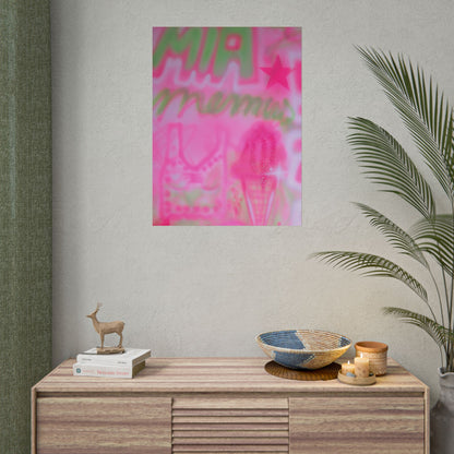 "miami matcha" airbrush rolled print