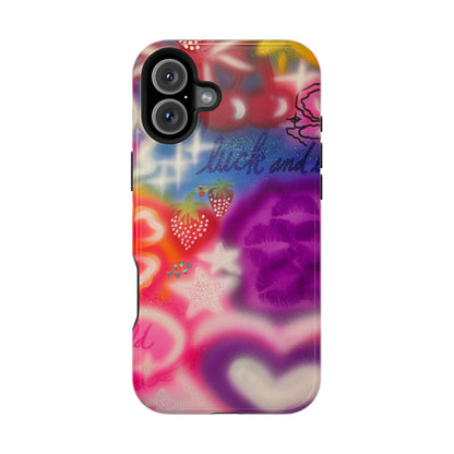 MagSafe „luck & luv pt. 2“ Airbrush iPhone Hülle